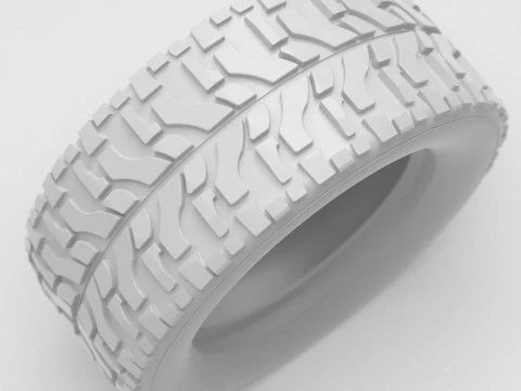 High Performance Off Road Tire 3D Print Model