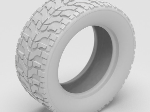 High Performance Off Road Tire 3Dプリントモデル
