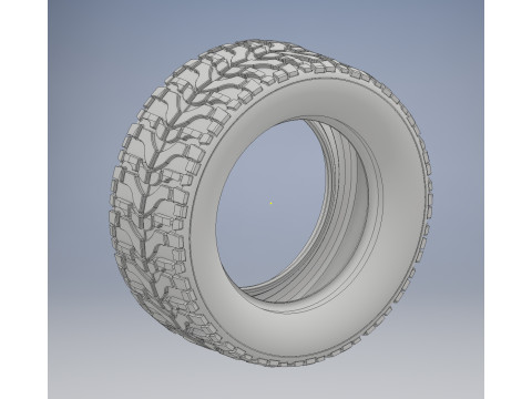 High Performance Off Road Tire 3D-printmodel