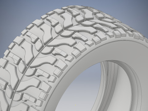 High Performance Off Road Tire 3D-printmodel