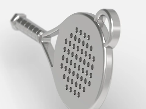 Брелок для теннисной ракетки с веслом 3D Принт Модель