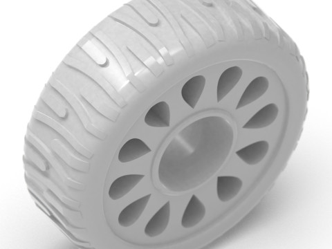 Multipurpose Wheel 3Dプリントモデル