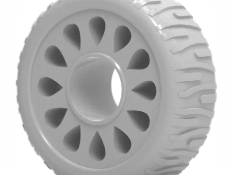 Multipurpose Wheel 3Dプリントモデル