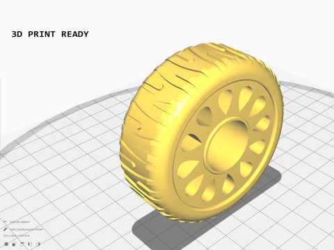Multipurpose Wheel 3Dプリントモデル