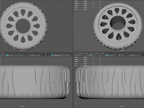 Multipurpose Wheel 3Dプリントモデル
