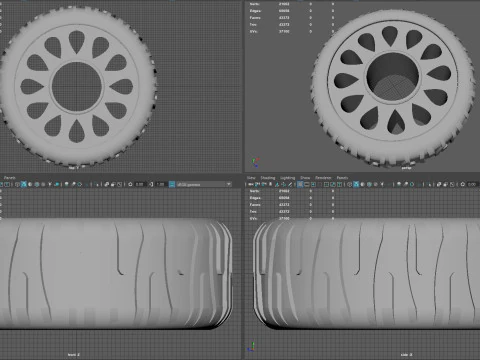 Ruota multiuso Modello di stampa 3D