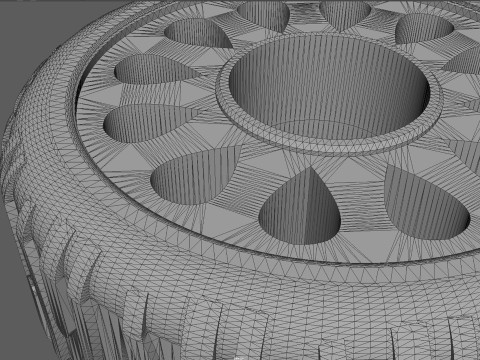 Multipurpose Wheel 3Dプリントモデル