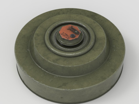 TM-62 mine 3D Model