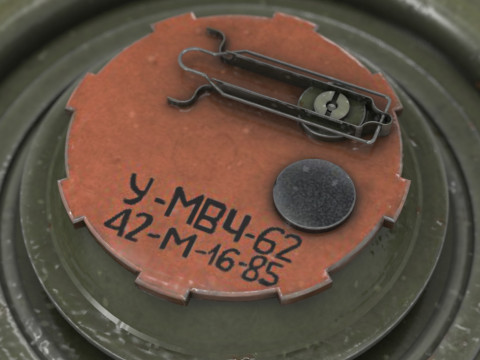 TM-62 mine 3D 模型