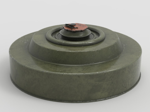 TM-62 mine 3D 模型
