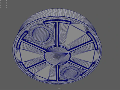 Kopalnia TM-62 Model 3D