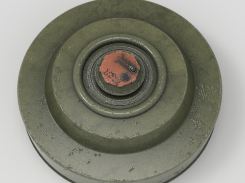 TM-62 mine 3D 模型