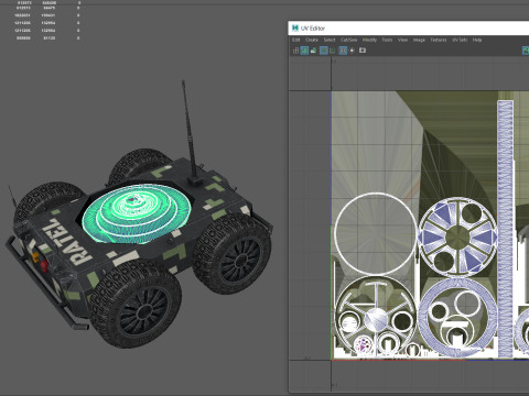 Ratel S Unmanned Ground Vehicle Ultra Realistic Model 3D