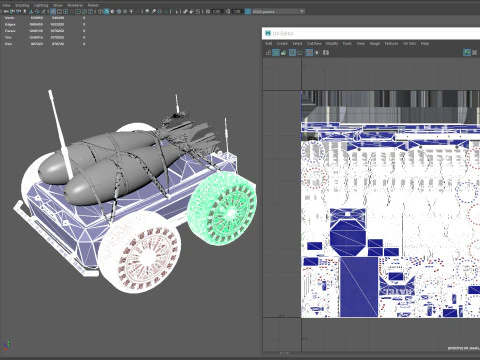Ratel S Anti Tank Drone with Mortar Rounds 3D Model