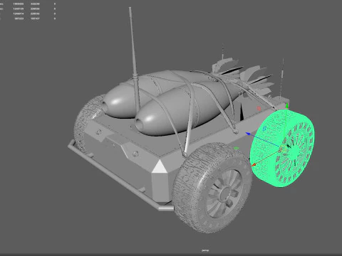 Ratel S Anti Tank Drone with Mortar Rounds 3D Model