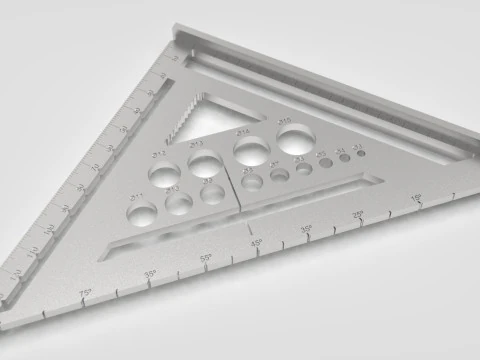 Y&uuml;ksek Hassasiyetli 3D Marangozlar Meydanı 3D Baskı Modeli