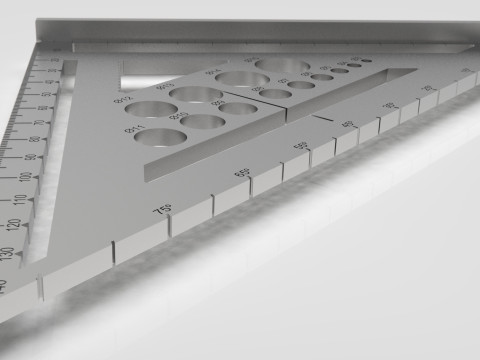 High-Precision 3D Carpenters Square 3D प्रिंट मॉडल