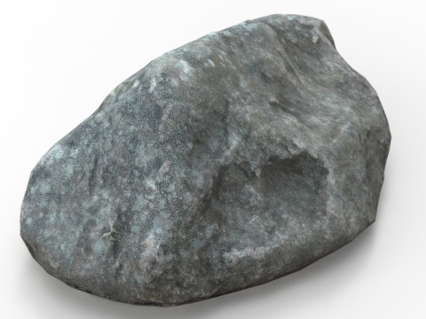 Realistic Gray Rock Model Modelo 3D