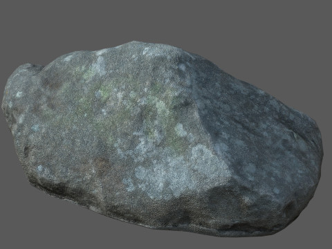 Realistic Gray Rock Model Modelo 3D