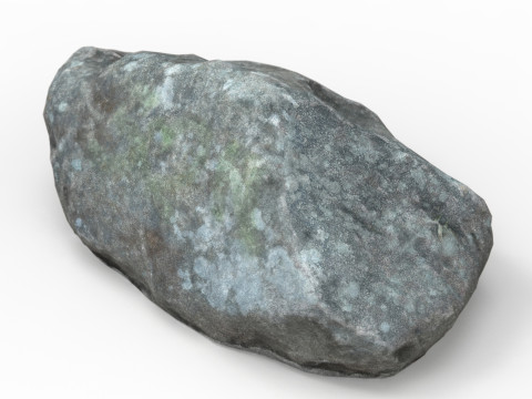 Realistic Gray Rock Model Modelo 3D