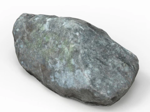 リアルな灰色の岩モデル 3Dモデル