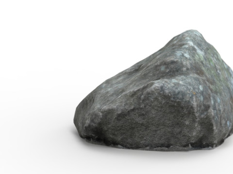 Realistic Gray Rock Model Modelo 3D