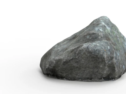 リアルな灰色の岩モデル 3Dモデル