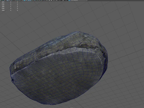 リアルな灰色の岩モデル 3Dモデル