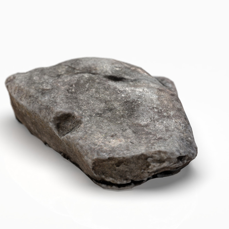 Realistic Gray Rock Model 2 3D Модель .c4d .max .obj .3ds .fbx .stl .blend 