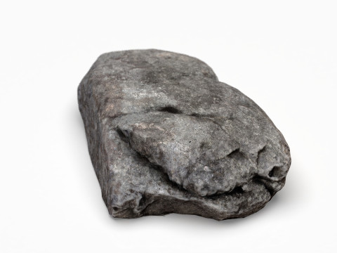Realistic Gray Rock Model 2 3D Модель