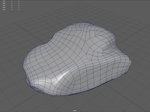 Realistic Gray Rock Model 2 3D Модель