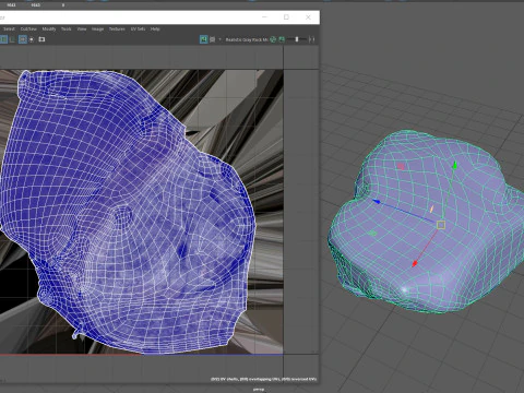 Realistic Gray Rock Model 2 3D Model