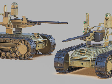Sharp Claw I Chinese Tracked Unmanned Ground Vehicle UGV 3D 模型