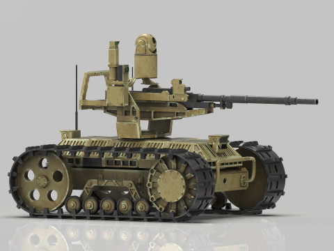 Sharp Claw I Chinese Tracked Unmanned Ground Vehicle UGV Modelo 3D