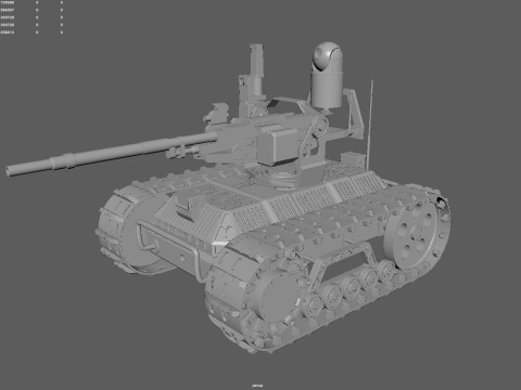 Sharp Claw I Chinese Tracked Unmanned Ground Vehicle UGV Modelo 3D