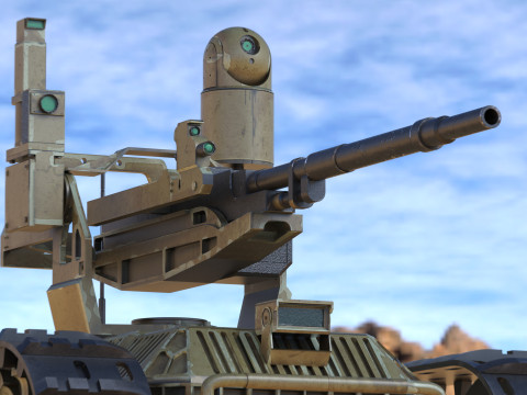 Sharp Claw I Chinese Tracked Unmanned Ground Vehicle UGV Modelo 3D