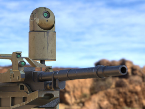 Sharp Claw I Chinese Tracked Unmanned Ground Vehicle UGV Modelo 3D