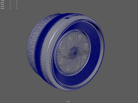 Realistic 50mm Camera Lens 3D Model
