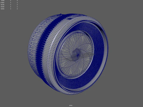 Realistic 50mm Camera Lens 3D Model