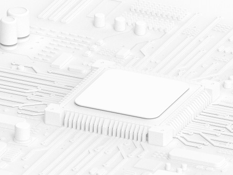 MICROPROCESSOR 3D 模型