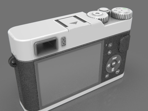 4K Ultra HD Compact Camera with Powerful Zoom 3D मॉडल