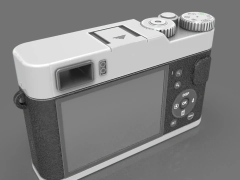 4K Ultra HD Compact Camera with Powerful Zoom 3D Model