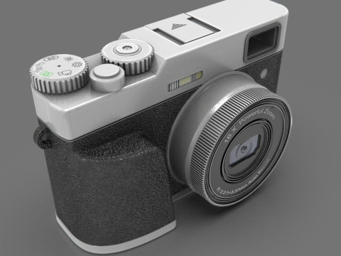 4K Ultra HD Compact Camera with Powerful Zoom 3D मॉडल
