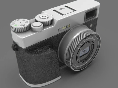 4K Ultra HD Compact Camera with Powerful Zoom 3D Model