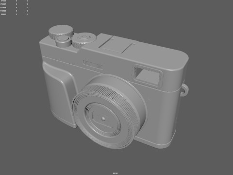 4K Ultra HD Compact Camera with Powerful Zoom 3D मॉडल