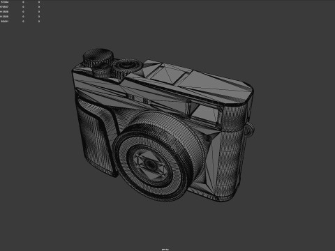 4K Ultra HD Compact Camera with Powerful Zoom 3D मॉडल