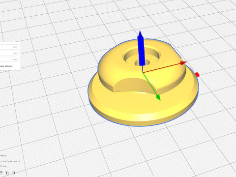 Pengait Bagasi Mobil Model Cetak 3D