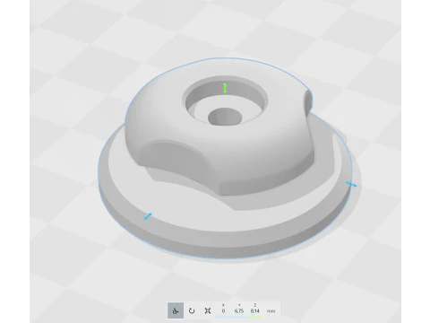 Pengait Bagasi Mobil Model Cetak 3D