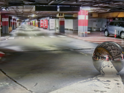 HDRI 022 Underground Parking Garage Texture CG Textures