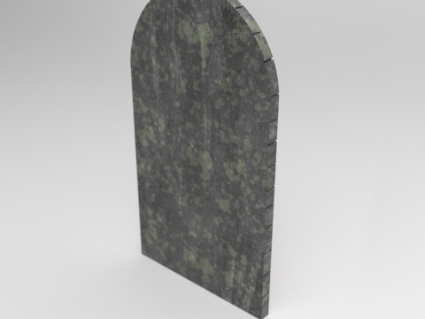 Medieval Wooden Door 3D Model